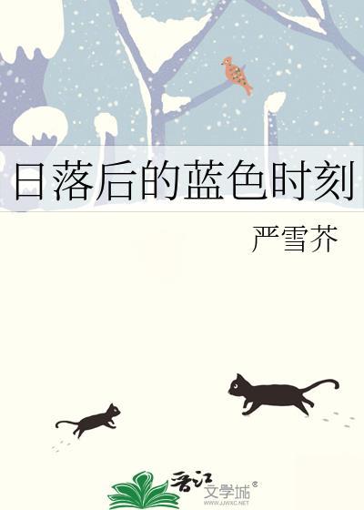日落后的天空是蓝色